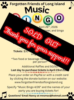 Music Bingo 4-26-26